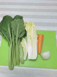 圧力鍋で野菜類の離乳食を作る